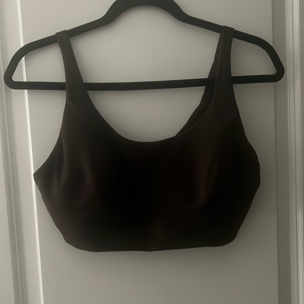 LULULEMON In alignment straight strap bra FRENCH PRESS